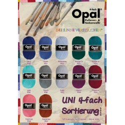 OPAL einfarbige Sockenwolle - neue Farben